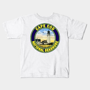 Cape Cod National Seashore Highland Light Lighthouse Massachusetts MA Kids T-Shirt